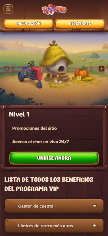 Roostino Casino: Únete ahora para obtener beneficios VIP, chat y promociones